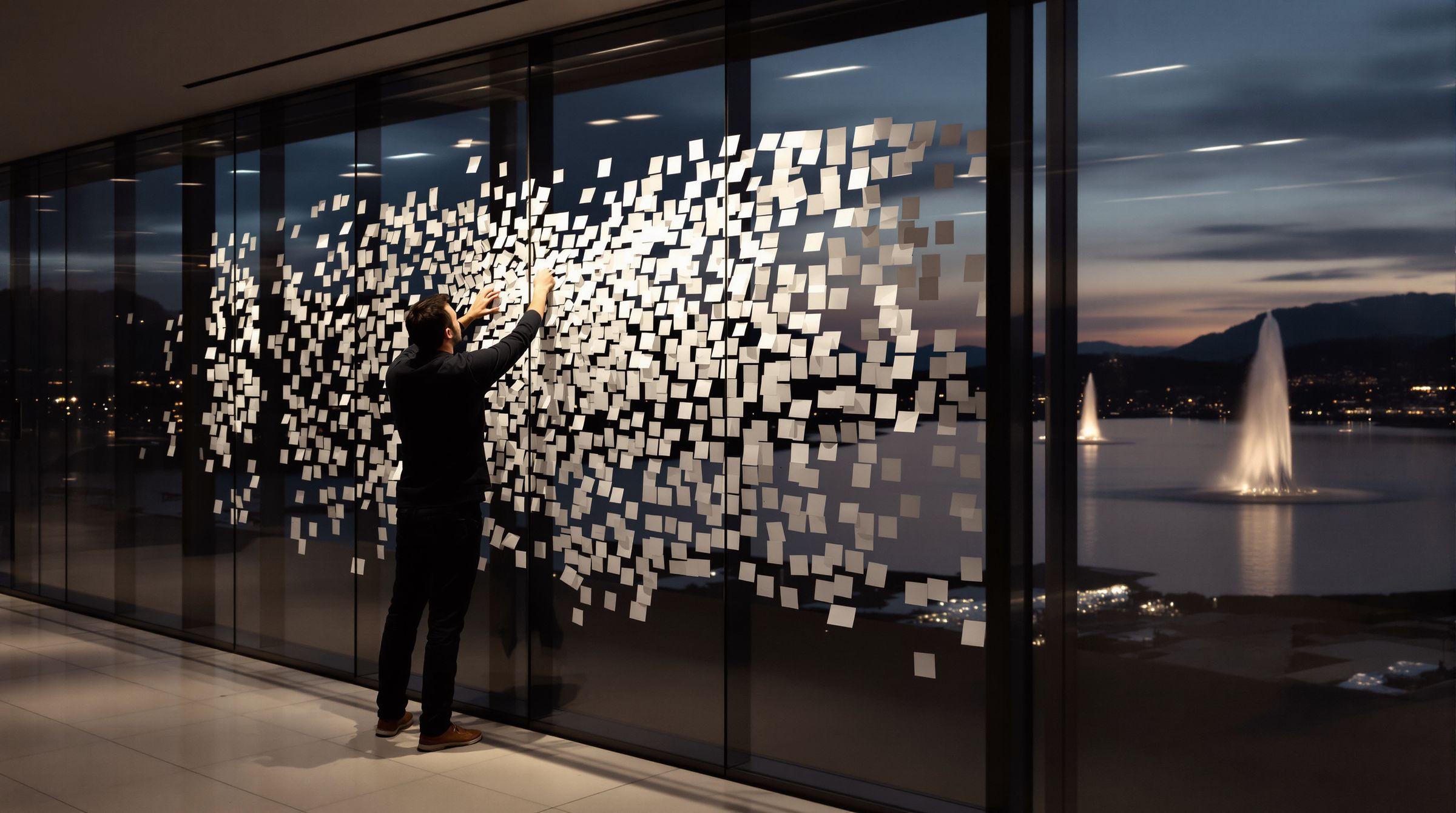 Réorganiser un mur de notes: de la complexité à l'ordre